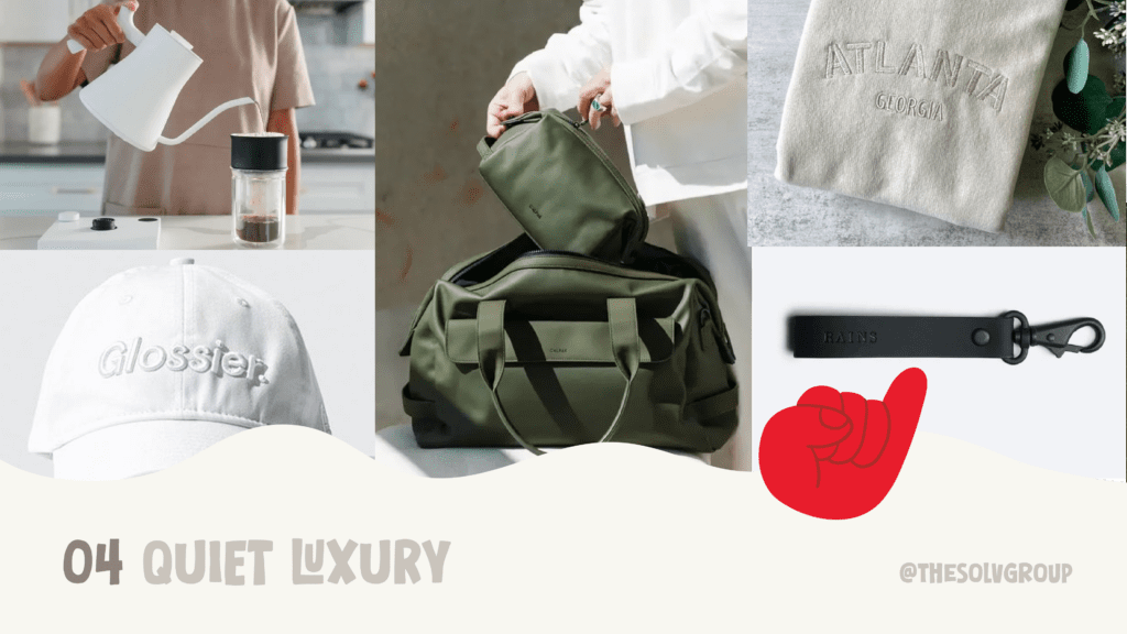 Branded Merchandise and Apparel Trends - Quiet Luxury